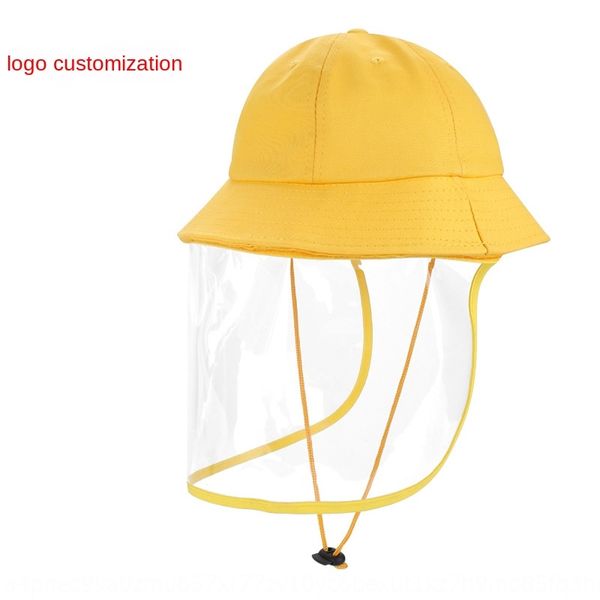 

cap anti-droplet small meatball xiao huang mao kindergarten pupils bucket children hat bucket hat, Yellow