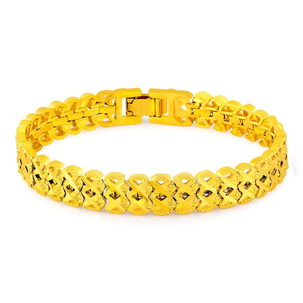 

geometric 24k gold chain bracelets bangles elegant woman wrap bracelets jewelry party anniversary gift, Golden;silver