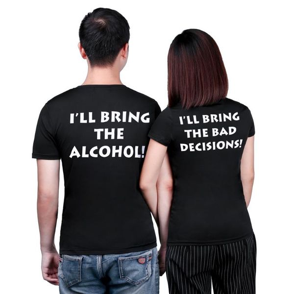 

lovers couple t shirt summer funny men women letter printed t shirts fashion casual short sleeve couple full cotton clothing, White;black