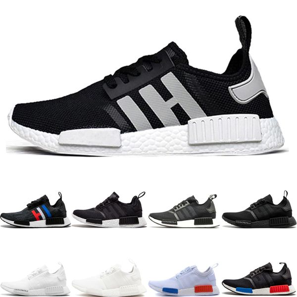 

fashion men r1 women runner running oreo japan triple black white grey mens ultra training white blue chaussures sport sneakers