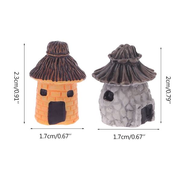 

resin small house micro landscape diy crafts bonsai fairy garden decoration