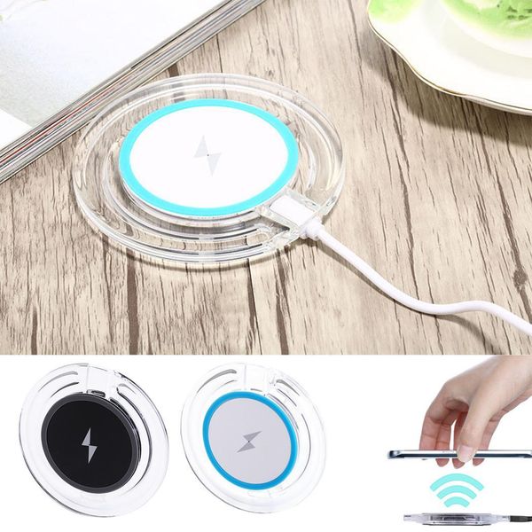 

Новая мода General Qi Беспроводное зарядное устройство Быстрая зарядка Pad для Apple / Androi