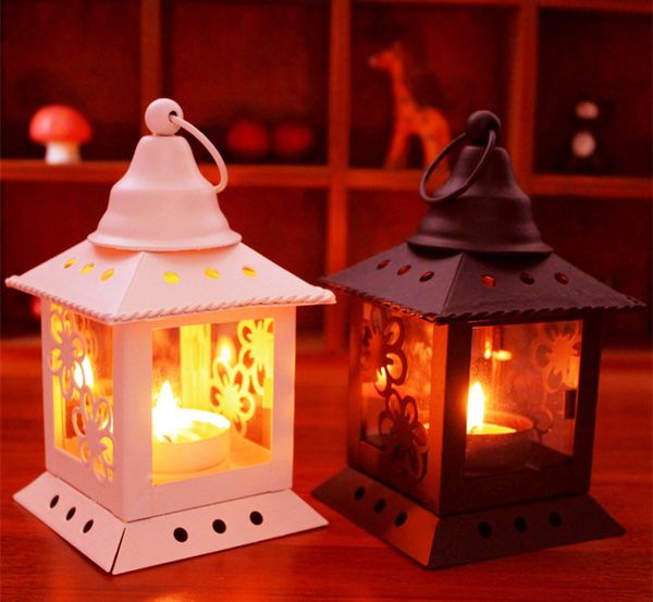 

christmas candle holder vintage hanging iron house candlestick lantern family party decoration for home christmas gift