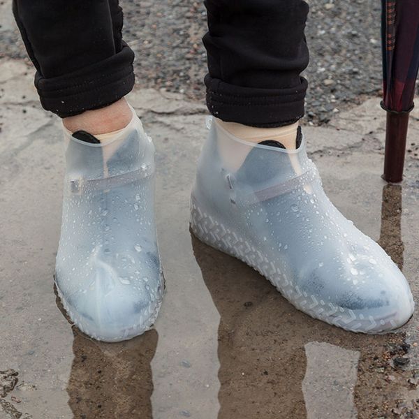 Silikon-Überschuhe, Regenschirm-Zubehör, wiederverwendbar, regenfest, wasserdichte Schuhüberzüge, Regenstiefel, rutschfest, waschbar, Unisex, verschleißfest, recycelbar