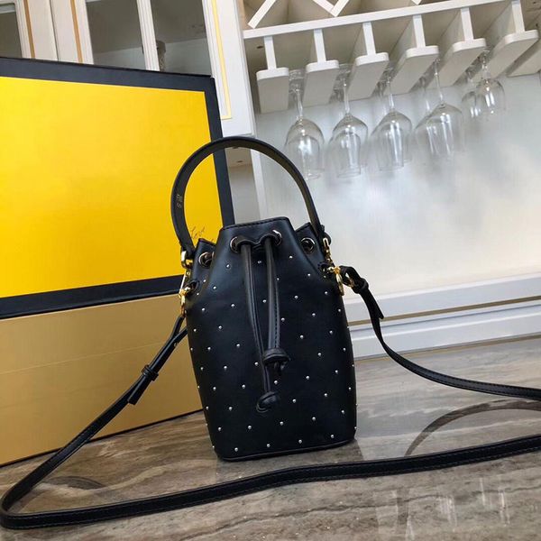 

designer bags bucket purse shoulder bag mini find purse bag genuine leather rivet design purses bag women fashion shoulder purses