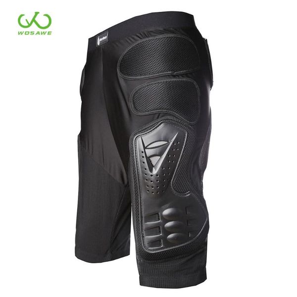 

wosawe breathable short motorcycle pants hip protection armor downhill bike ski sports hockey motocross protective gear