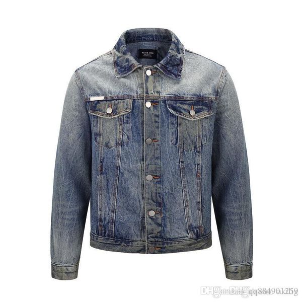

new europe high street men women denim jacket men casual hip hop designer jacket mens clothing streetwear solid designer jackets, Black;brown
