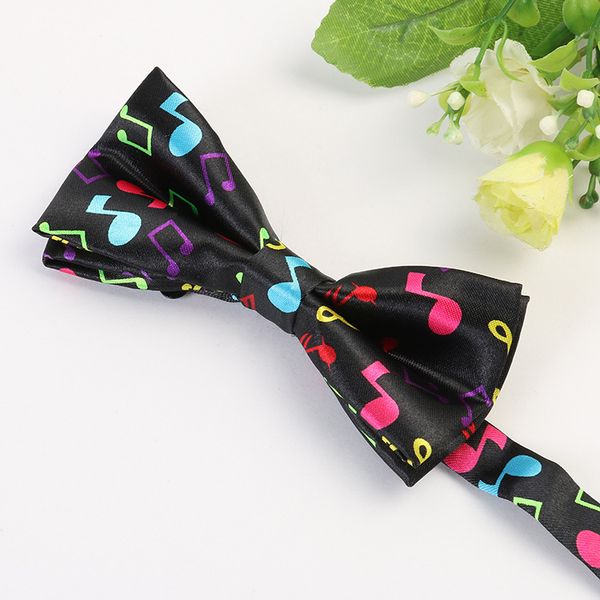 

fashion musical note bow tie for men tuxedo dress bowtie new fine accessories