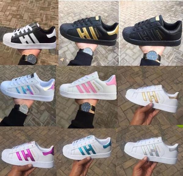 

Low price Fashion Mens Casual shoes Superstar smith stan Female Flat Shoes Women Zapatillas Deportivas Mujer Lover Sapatos Femininos for men