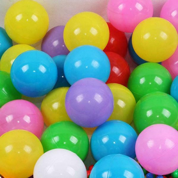 

1000pcs 5.5cm secure baby kids pit toy swim fun soft plastic ocean ball us stock
