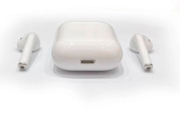 

2nd generation wirele charging with mart en or bluetooth earphone matte hinge h1 earbud pk airpod 2 w1 chip upercopy animatio