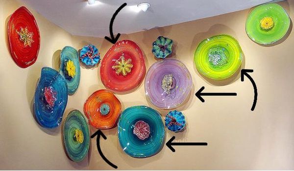 

2019 Wall Art Creative Multi Colored Прихожая Роскошный Элегантный Отель Украшения Murano Стеклянны