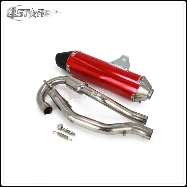 

motorbike stainless steel exhaust muffler system slip on full for crf230f crf150f 2003-2013 dirt bike motocross
