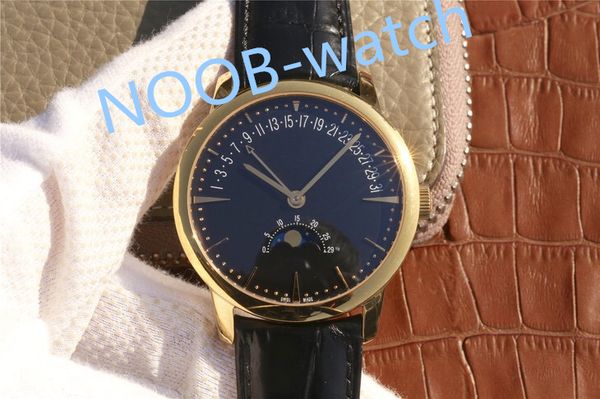 

4010 orologio di lusso moon phase, reverse jump calendar function watch 42.5mm with 2460movement watches designer watches, Slivery;brown