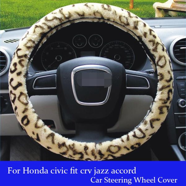

37-38cm car steering wheel cover accessroies for civic fit crv jazz accord non-slip auto car styling