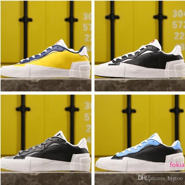 

sacai travis mens белый серый желтый синий кроссовки женщин ldv черный ldwaffle daybreakes дизайнер кроссовки red повседневный чистка eur36