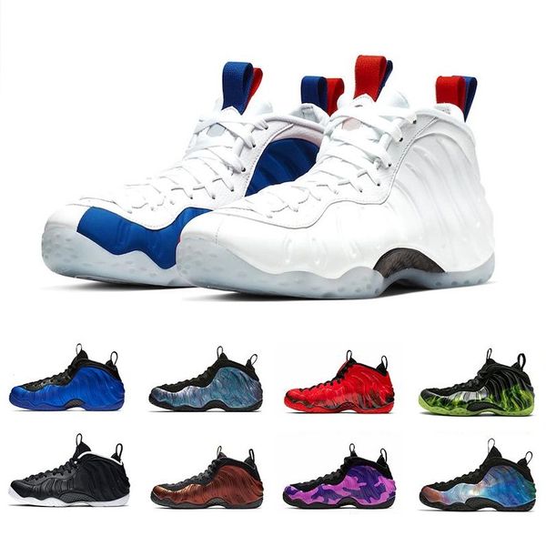 

penny hardaway men basketball shoes one doernbecher hyper crimson alternate galaxy og royal white foams air olympic sports sneakers 41-47
