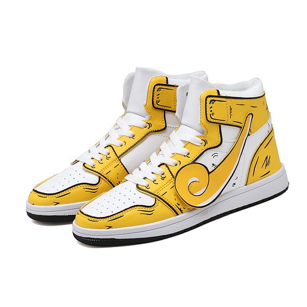 

2020 new shoes fashion men's vulcanized high-sneakers casual shoes high-quality lace tie sports men sneakers