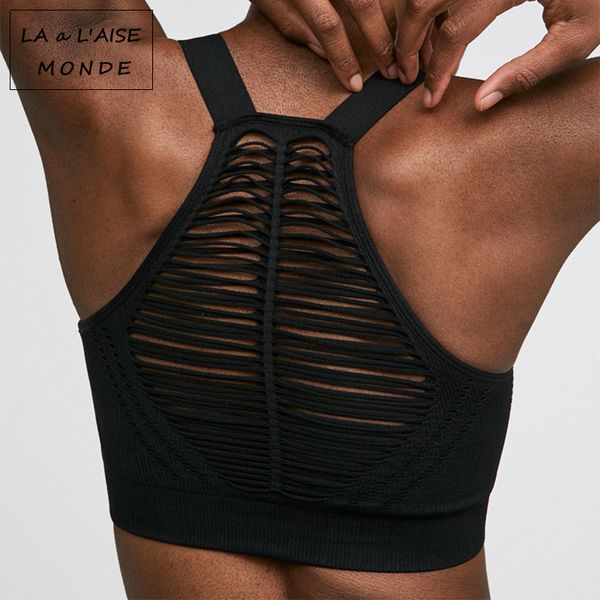 

women active wear hollow sports bra yoga bras sports woman for womens brassiere sport bh woman fitness female gym crop top, White;black