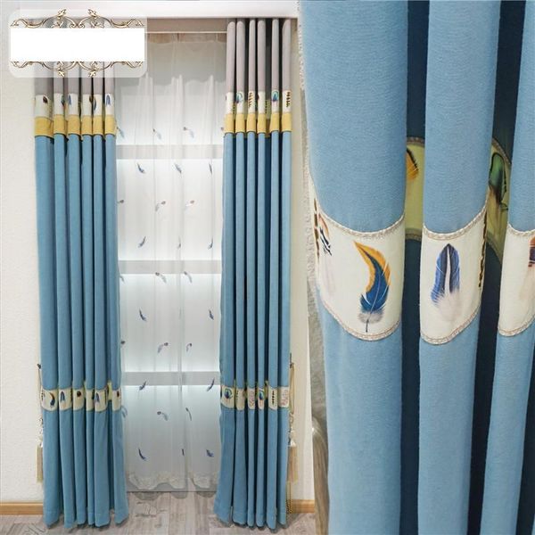 2019 Chevron Print Splicing Blackout Curtain Living Room Bedroom Window Coverings From Hezekiah 26 14 Dhgate Com
