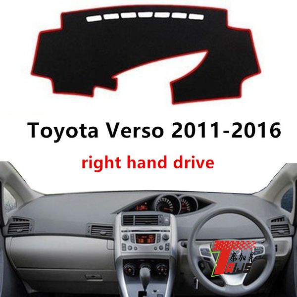 

taijs right hand drive car dashboard cover for verso 2011-2016 terylene anti uv car dashboard mat for 11-16 verso