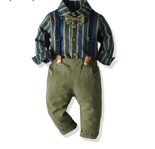 

оен малики одежда набоѬ длиннм Ѭђкавом полоаой бођи Ѭђбака оп + suspender, White