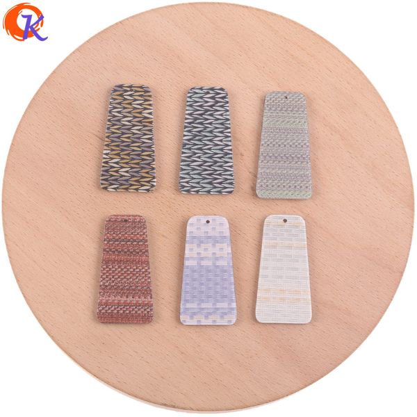 

cordial design 20*40mm 100pcs jewelry accessories/earrings part/diy making/trapezoid shape/hand made/jewelry findings components, Blue;slivery
