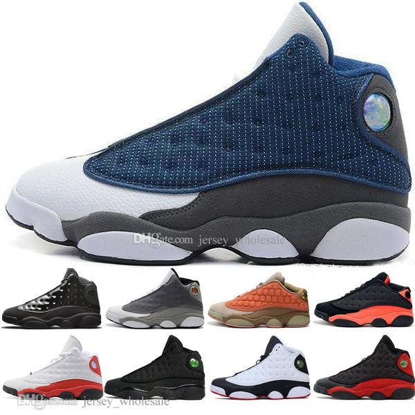 

new 13 13s cap and gown terracotta blush mens basketball shoes chicago cat black infrared flints bred men sports sneakers designer trainers