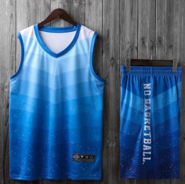 2019 jersey conjuntos personalizados com shorts Uniforme kits de vestuário de malha Desempenho Basketball Jerseys personalizado basquetebol dos homens Esportes