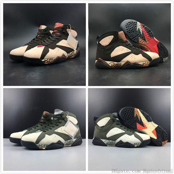 

new release patta x 7s basketball shoes for men limited edition designer sneakers fashion street sports shoes size 40-45