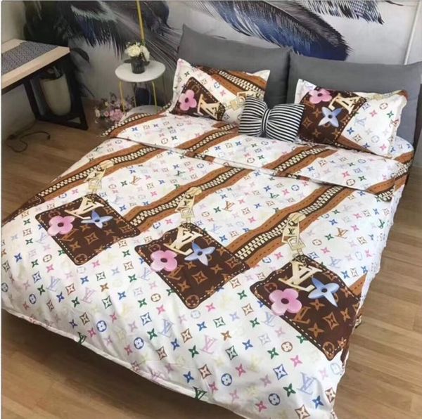 

Europe and america bedding et letter zipper pattern de ign bedding uit new tripe pring autumn bed heet uit
