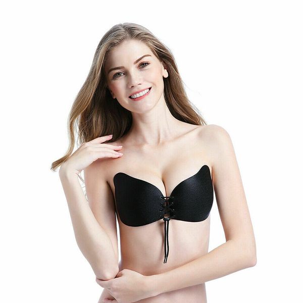 

Women Invisible Bra Push Up Self-Adhesive Sticky Bralette Strapless Backless Bandage Silicone Fly Bra Lingerie Women Underwear