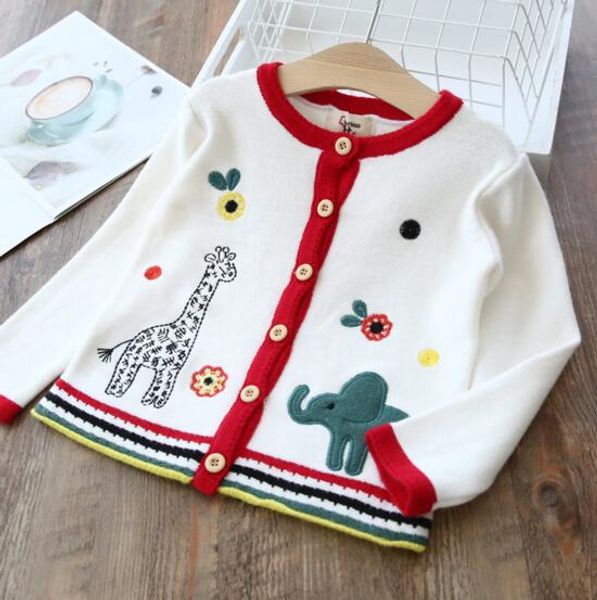

baby kids clothing sweater Cardigan Lolita Giraffe Elephant Knitted sweater Boutique Girl spring fall sweater