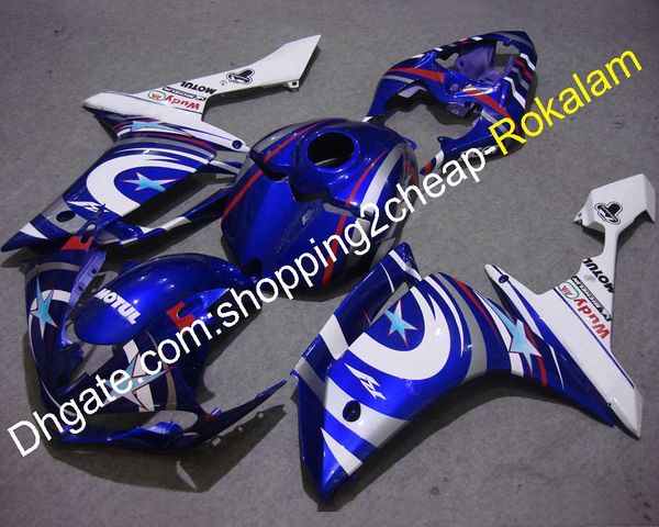 

yzf1000 07 08 fashion fairing for yamaha yzf r1 2007 2008 yzf-r1 motorcycle cowling fittings (injection molding)