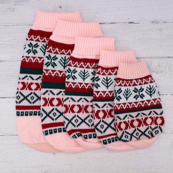 

snowflake cat sweater knitwear clothes for cats pet kitten coat winter dogs cat christmas clothes outfit for small pet s m l xl