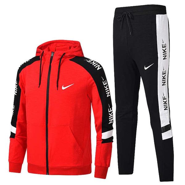 

Sport brand men 039 women 039 track uit ide tripe long leeve hooded jacket pant jogger port wear for men new