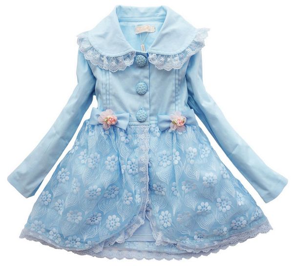 

children's wear the new 2016 girls coat in the spring and autumn period and long sleeved princess windbreaker cuhk tong han, Camo
