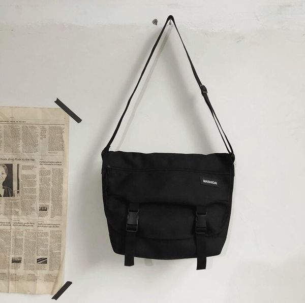 

man shoulder bags large capacity women shipping bags couples cross body canvas bag hip hop handbag