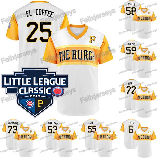 

25 Polanco Gregory 2019 Little League Classic Bell Josh Geoff Hartlieb Felipe Vazquez Pirates Melky Cabrera Richard Rodriguez Jersey