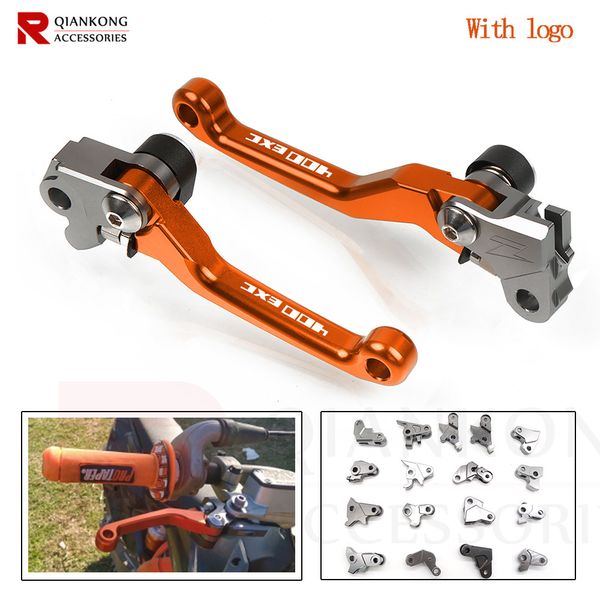

motorcycle cnc pivot brake clutch levers for excr xcw smr sms sx sxt sxs sxsf xc exc excf 400 505 525 530 540 2003-2016