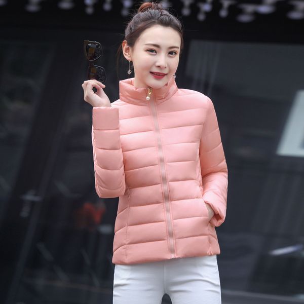 

winter jacket women coat parka slim thicken warm short jacket coats plus size outerwear casaco feminino winter coat women q755, Black
