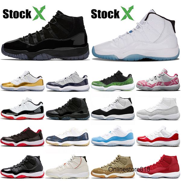 

2020 new arrivla basketball shoes 11s cap and gown legend blue bred 11 olive lux gamma blue jumpman men sport designer sneakers 7-13