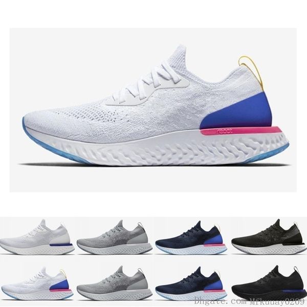 

2019 belgium epic react instant go fly men women running shoes blue glow black white causal mesh breathable sport athletic trainer sneakers