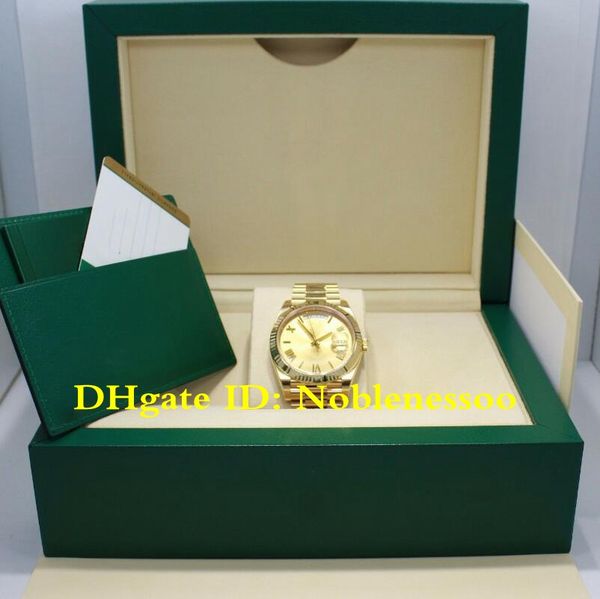 

20 color men's president 41mm day-date 228238 18k yellow gold champagne 228206 asia 2813 movement automatic mens watches watch, Slivery;brown