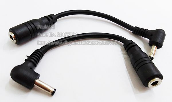 

cables, 90 degree right angled dc 3.5x1.35mm male to female short extension cord/20pcs