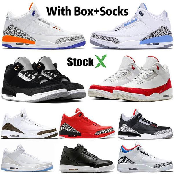 

Тинкер 3 Jumpman ЧЕРНОГО ЦЕМЕНТ 3M Reflective Статических Мужчина Баскетбольной обуви UNC PE мокко Red Никс Соперники Red Мужских спортивную обувь