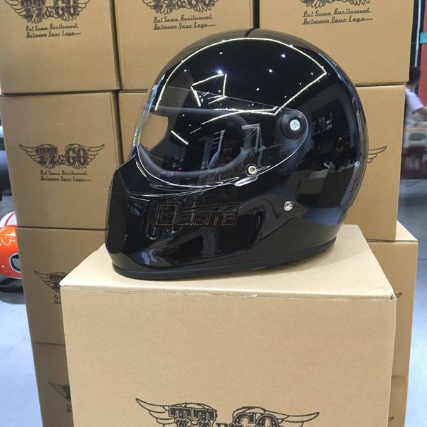 

tokyo style motorbike bright black helmet chopper style retro motorcycle helmet vintage ghost rider