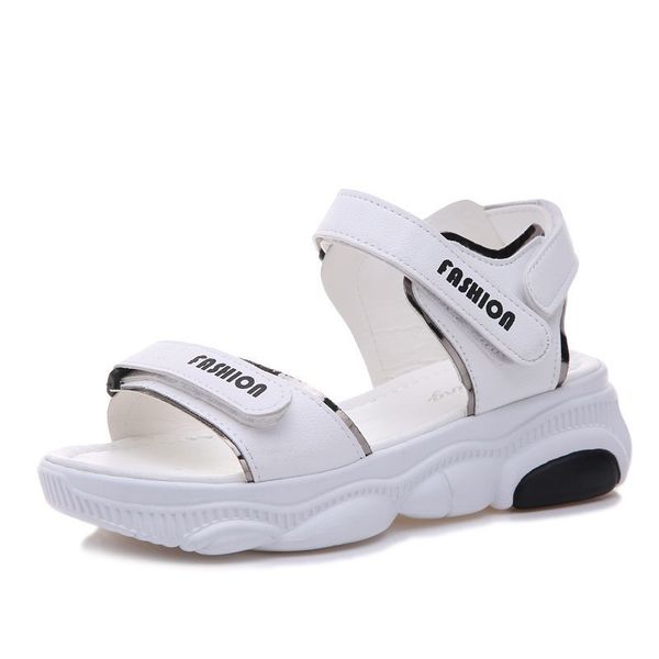 

shoes women sandals 2019 new women summer sandals female flip flop casual beach shoes ladies white slippers leather flat, Black