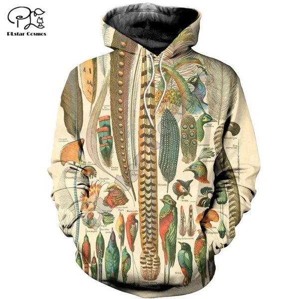 

plstar cosmos parrot art animal tracksuit 3dprint hoodie/sweatshirt/jacket/menwomen casual harajuku funny colorful style-a6, Black