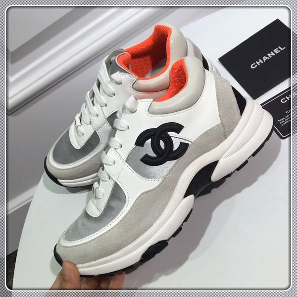 

Мужчины Женщины Повседневная обувь кроссовки Top Luxury Мода Кожа мужчины Женщина обувь Zapatos Hombre с коробкой Размер 35-45